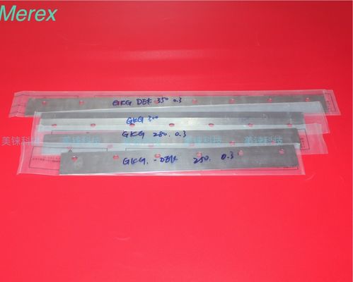 Van het de Rubberschuiverblad GKG van Deksmt van de de Drukmachine de Vervangstukken 0.3mmx350 300 280 250mm