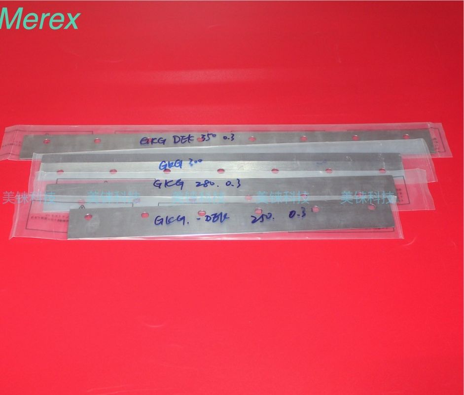 Van het de Rubberschuiverblad GKG van Deksmt van de de Drukmachine de Vervangstukken 0.3mmx350 300 280 250mm